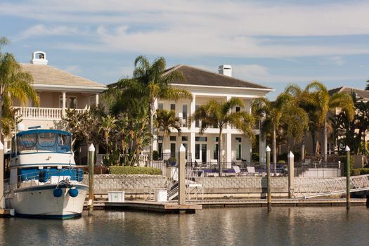 This home on the water at Tampa, Florida may not be everyone's idea of the American dream, but it is mine.