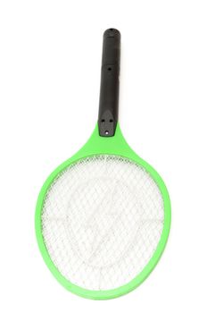 bug zapper racket on a white background