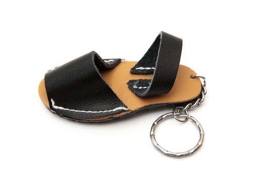 keychain with shoe on a white background
