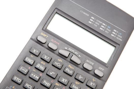 scientific calculator on a white background