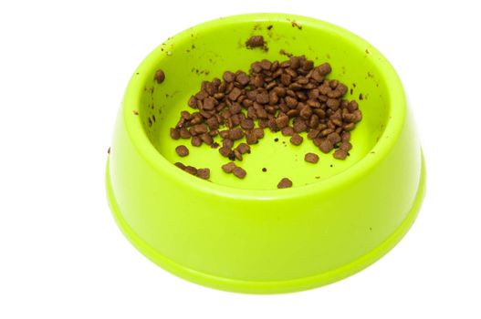 cat food on a white background