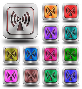 aluminum, steel, chromium, glossy, icon, button, sign, icons, buttons, crazy colors