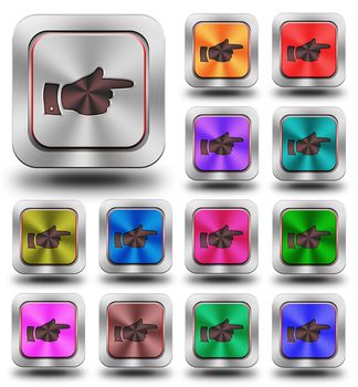 aluminum, steel, chromium, glossy, icon, button, sign, icons, buttons, crazy colors