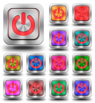 aluminum, steel, chromium, glossy, icon, button, sign, icons, buttons, crazy colors