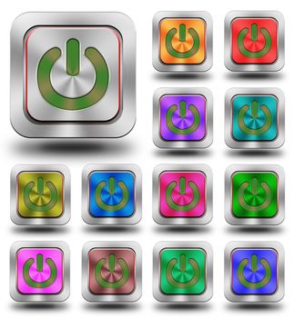 aluminum, steel, chromium, glossy, icon, button, sign, icons, buttons, crazy colors