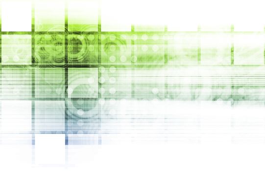 Information Technology or IT as a Art Background