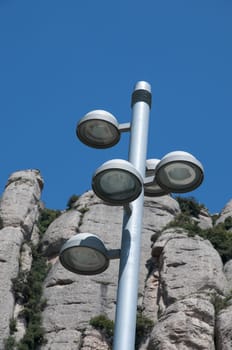 lamp with sky background