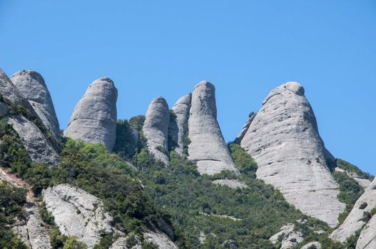 Montserrat mountains in Barcelona