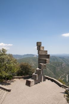 Montserrat Monument stairs