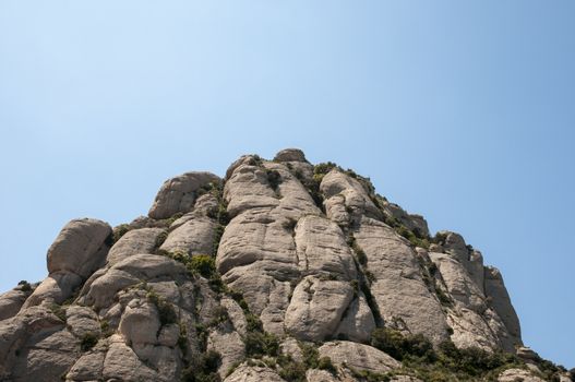 Montserrat mountain in Barcelona