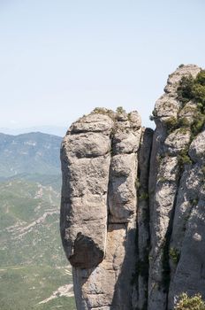 Montserrat mountains in Barcelona