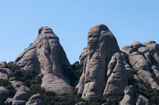 Montserrat mountains in Barcelona