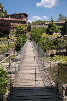 Rupit old suspension bridge