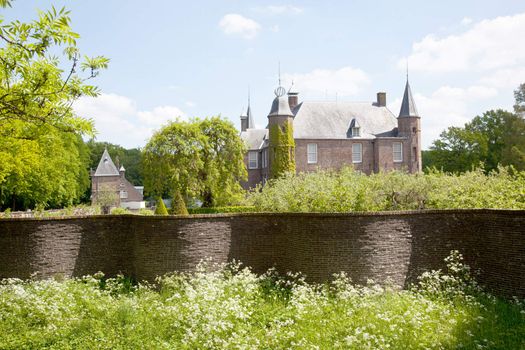 castle of Zuylen near Utrecht in the Netherlands in spring
