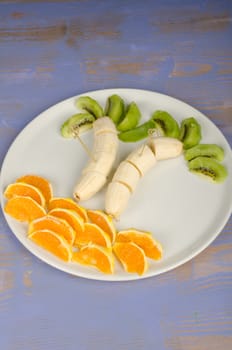 Healthy dessert for kids fancily decorated