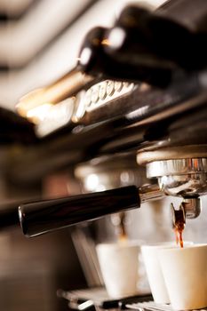 Process of preparation of coffee, a closeup