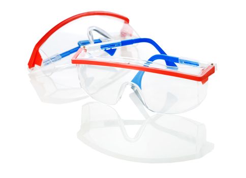 safety glases isolated