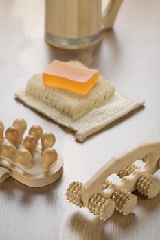 set of bathing articles