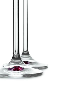 stem of wine glass