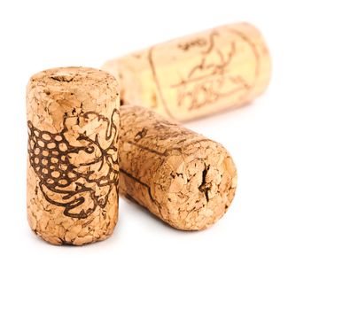 three cork isolated