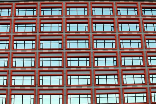 facade of modern building in St. Petersburg