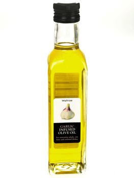 Bottle of Garlic Cooking Oil