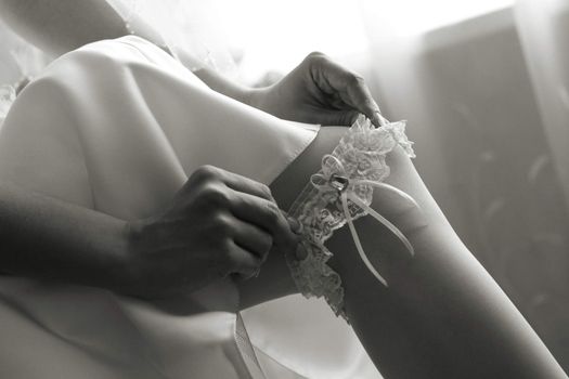 wedding, garter, leg, bride, white,beauty, lace, clothing, women, body, underwear, garment