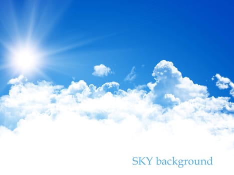 blue sky background