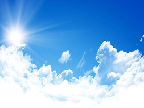 blue sky background