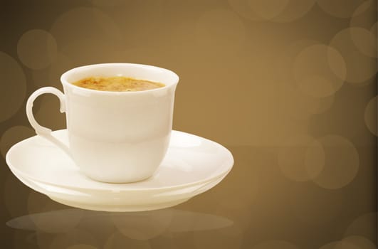 Coffee cup on beautiful background