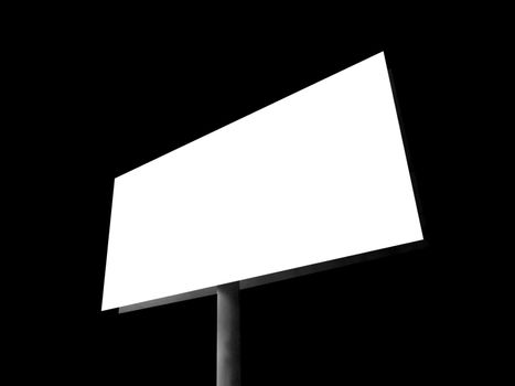 Blank billboard for your advertisement