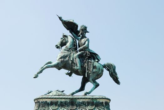 Equestrian statue of Erzherzog Karl (Archduke Charles) in Heldenplatz, Vienna