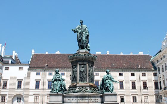 Kaiser Franz I (Emperor Franz I of Austria) monument at the Hofburg in Vienna