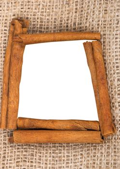 cinnamon sticks frame