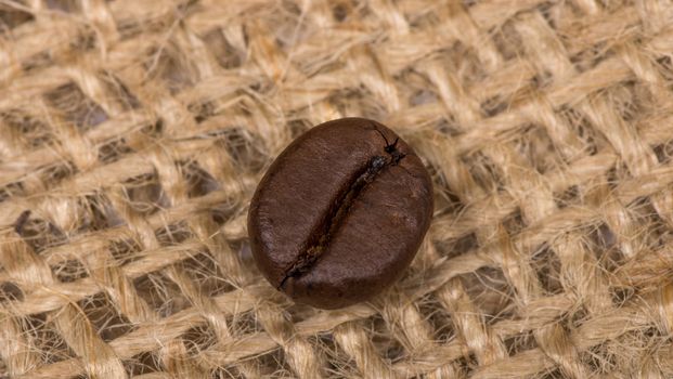 Coffee bean on sack(burlap)