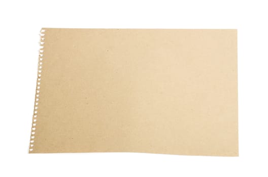 page of paper