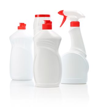 composition of kitchen bottles