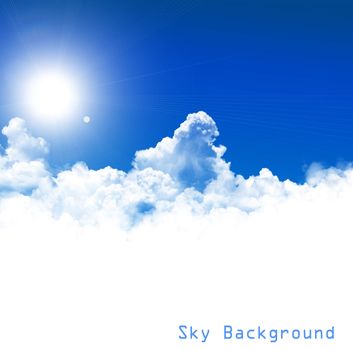 blue sky background