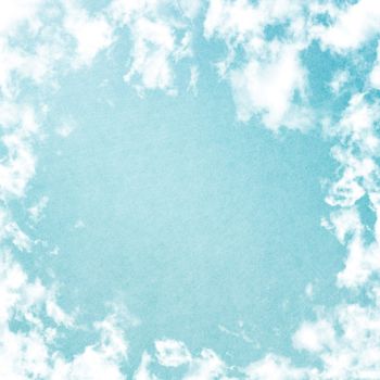 Grunge image of blue sky.