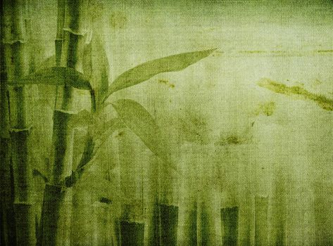 grunge bamboo background