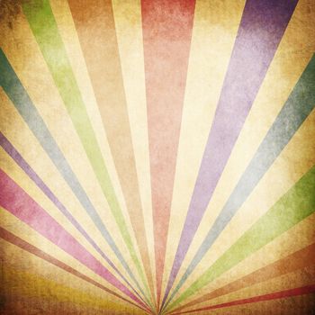 Vintage Sunbeams Background 