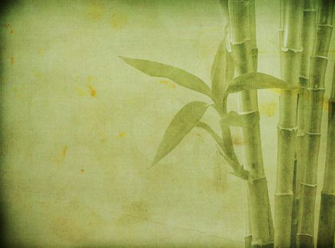 grunge bamboo background