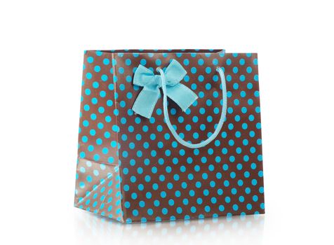 Shopping bags isolated on the white background