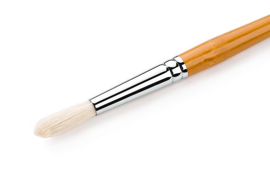 brush isolated closeup