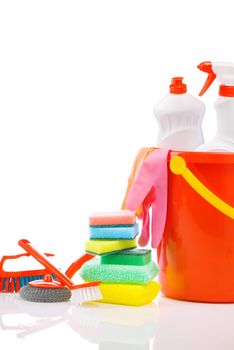 copyspace composition of cleaning items