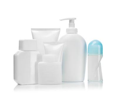 cosmetical accesories isolated