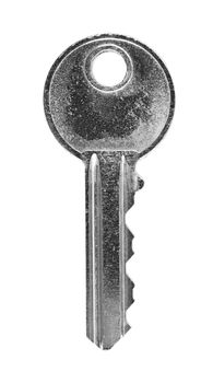 grey key isolated