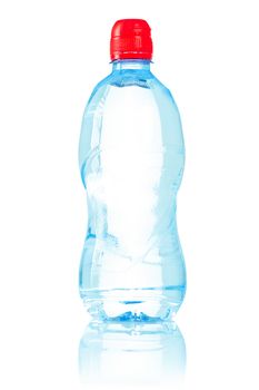 isolated bottle of water
