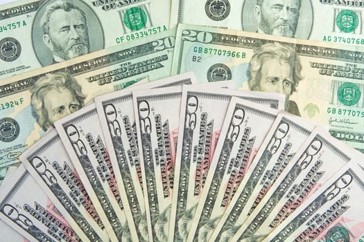background of dollars