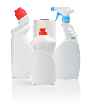 bottle sprays and towel